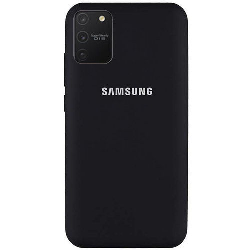 Чохол Silicone case для Samsung Premium S10 Lite Black (03) чорний, фото 1