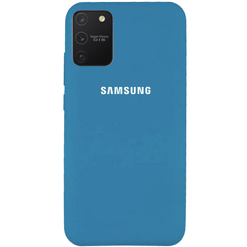 Чохол Silicone case для Samsung Premium S10 Lite Azure (10) синій, фото 1