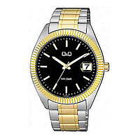 Q&Q A476J402Y Silver-Gold-Black