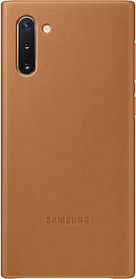 Офіційний чохол Samsung Leather Back Cover Light Brown для Samsung Galaxy Note 10 SM-N970