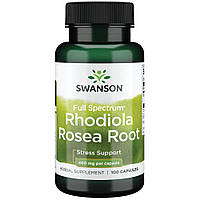 Корінь родіоли рожевої 400 мг (Rhodiola Rosea Root) Swanson 100 капсул
