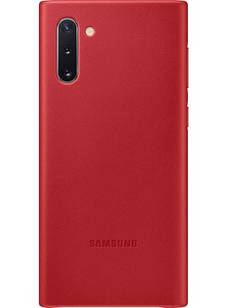 Офіційний чохол Samsung Leather Back Cover Red для Samsung Galaxy Note 10 SM-N970