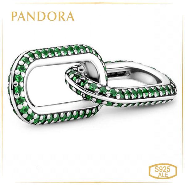 Пандора Двойное зеленое звено Pandora ME Pave 799660C01
