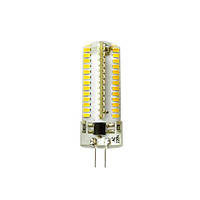 LED Лампочка світодіодна силіконова 5w, білий теплий, 220v Цоколь G4