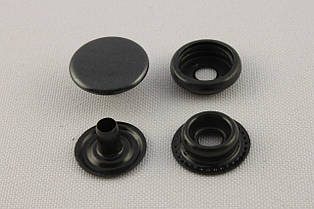 Кнопка каппа, діаметр - 15 мм, колір - чорний, в упаковці - 20 шт, артикул СК 5864