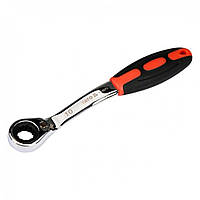 Ключ накидний вигнутий із тріскачкою 10 мм YATO YT-02372