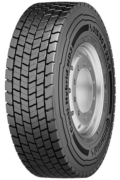 Шина REMIX 315/80R22.5 156/150L ContiRe Hybrid HD3 Continental (Ведуча)