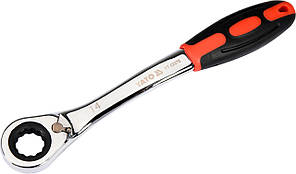 Ключ накидний вигнутий із тріскачкою 14 мм YATO YT-02376