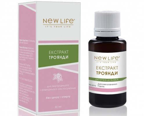 Екстракт Троянди, 30 мл, NEW LIFE