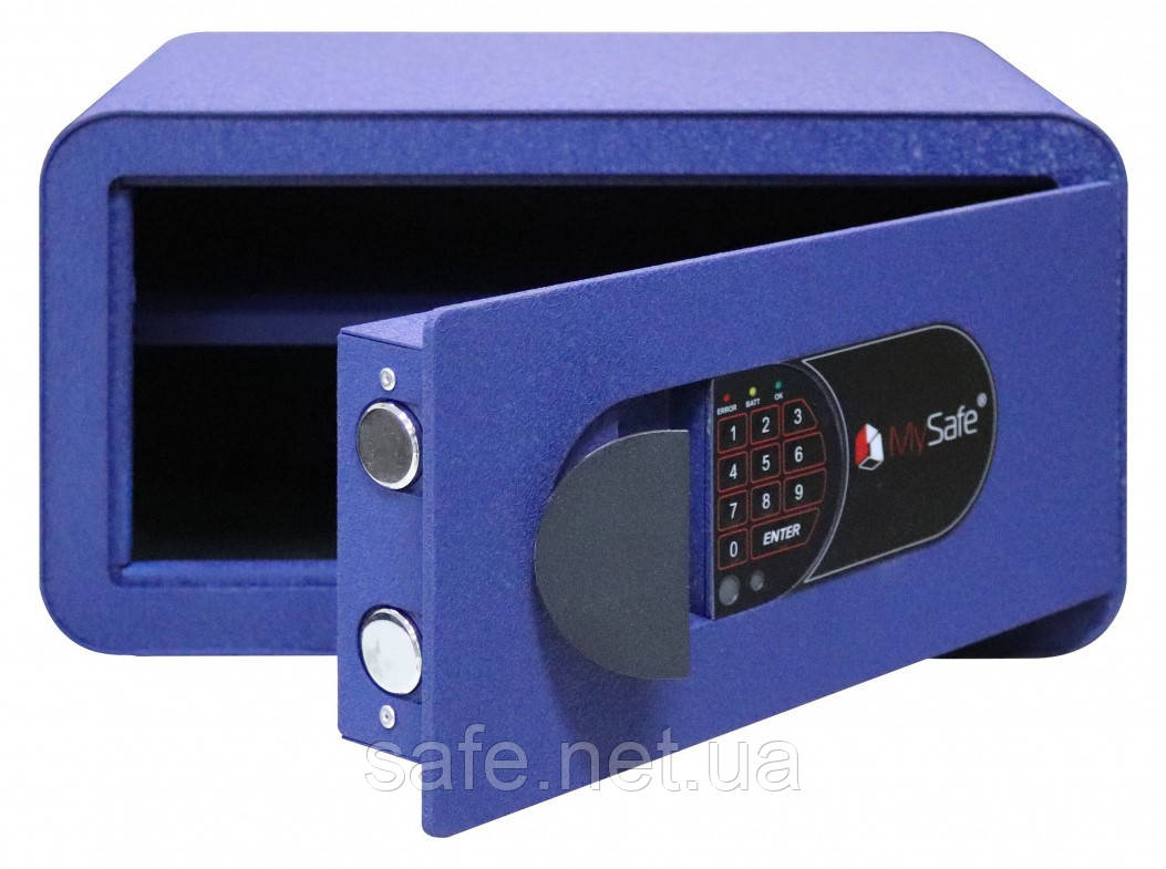 Сейф меблевий Griffon MSR.20.Е BLUE (ВxШxГ:200x380x260), сейф для дому, сейф для грошей, сейф для документів