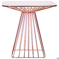 Стол Tern, rose gold, glass top