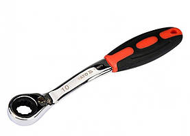 Ключ накидний вигнутий із тріскачкою 8 мм YATO YT-02370