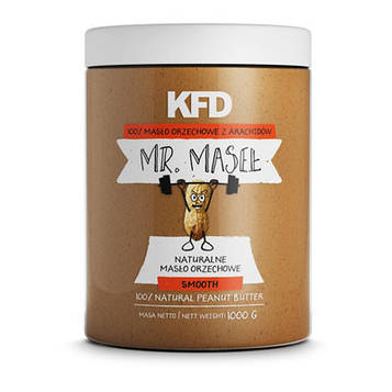 Арахісове масло - KFD Nutrition Naturalny krem orzechowy Smooth / 1000 g