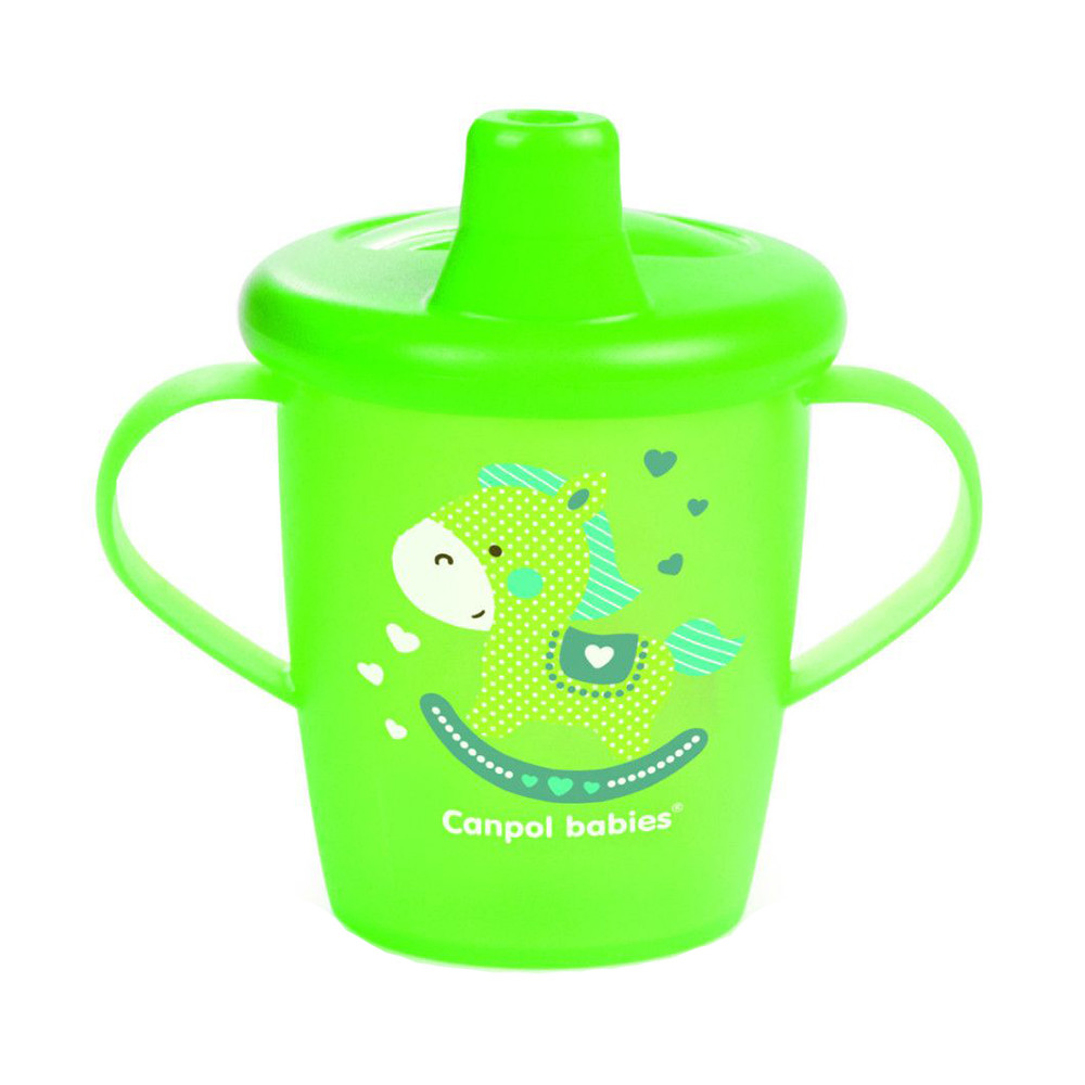 Поїльник-непроливайка зелений 250 мл Canpol Babies Toys (5901691813083)