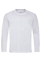 Чоловічі футболки з довгим рукавом Classic Long Sleeve Men Білий WHI, M