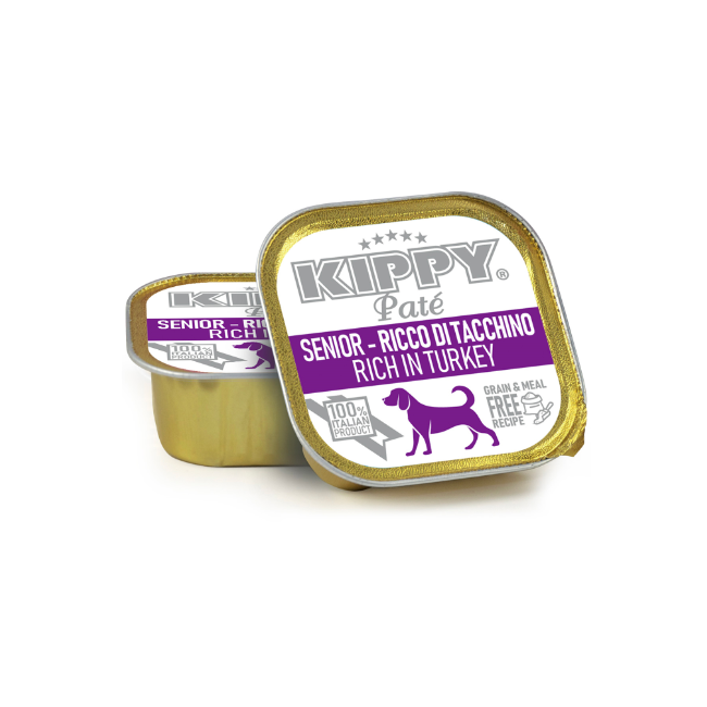 KIPPY вологий корм для дорослих собак паштет з індичкою 150 г за 11 шт