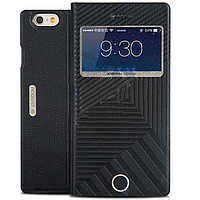 Кожанный чехол-книжка JoyRoom Style Leather Series for iPhone 6/6S, Black (JR-PP107BLK)