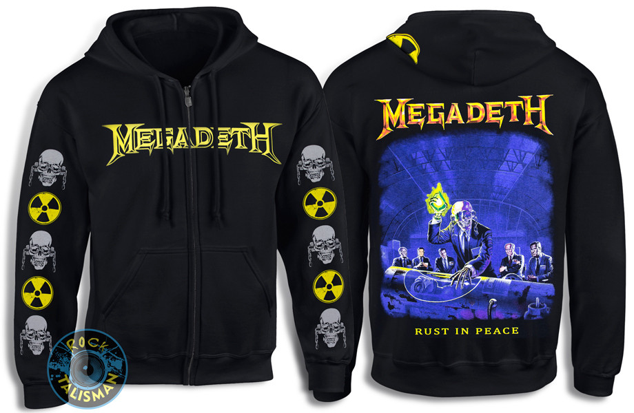 Толстовка на змійці MEGADETH Rust In Peace