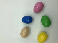 Яйца разноцветные пластиковое из половинок 58 мм.