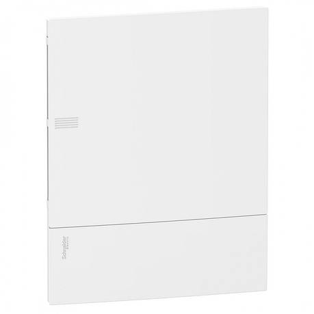 MIP22212 Щит вбудований Resi9 Mini Pragma 24 модуля 2 ряда (2х12) білий з білими дверцятами Schneider Electric, фото 1