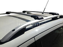 Поперечини на рейлінги Mitsubishi Outlander XL 2007-2010 - тип: crosswing, колір: сірий