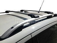 Поперечины на рейлинги Suzuki Grand Vitara на доп рейлинги - тип: crosswing, цвет: серый