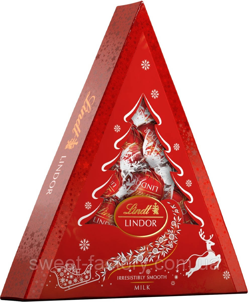 Цукерки Lindt Lindor Milk ChocolateTree 125 g