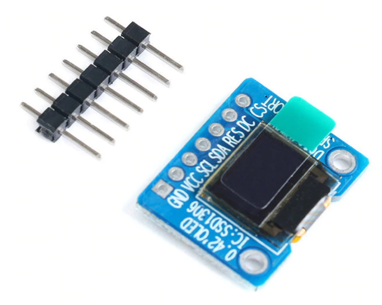 OLED LCD ЖК дисплей/экран 0,42" 72*40 SSD1306 7pin SPI