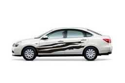 Наклейка на автомобіль «Смуги 5» з оракалу