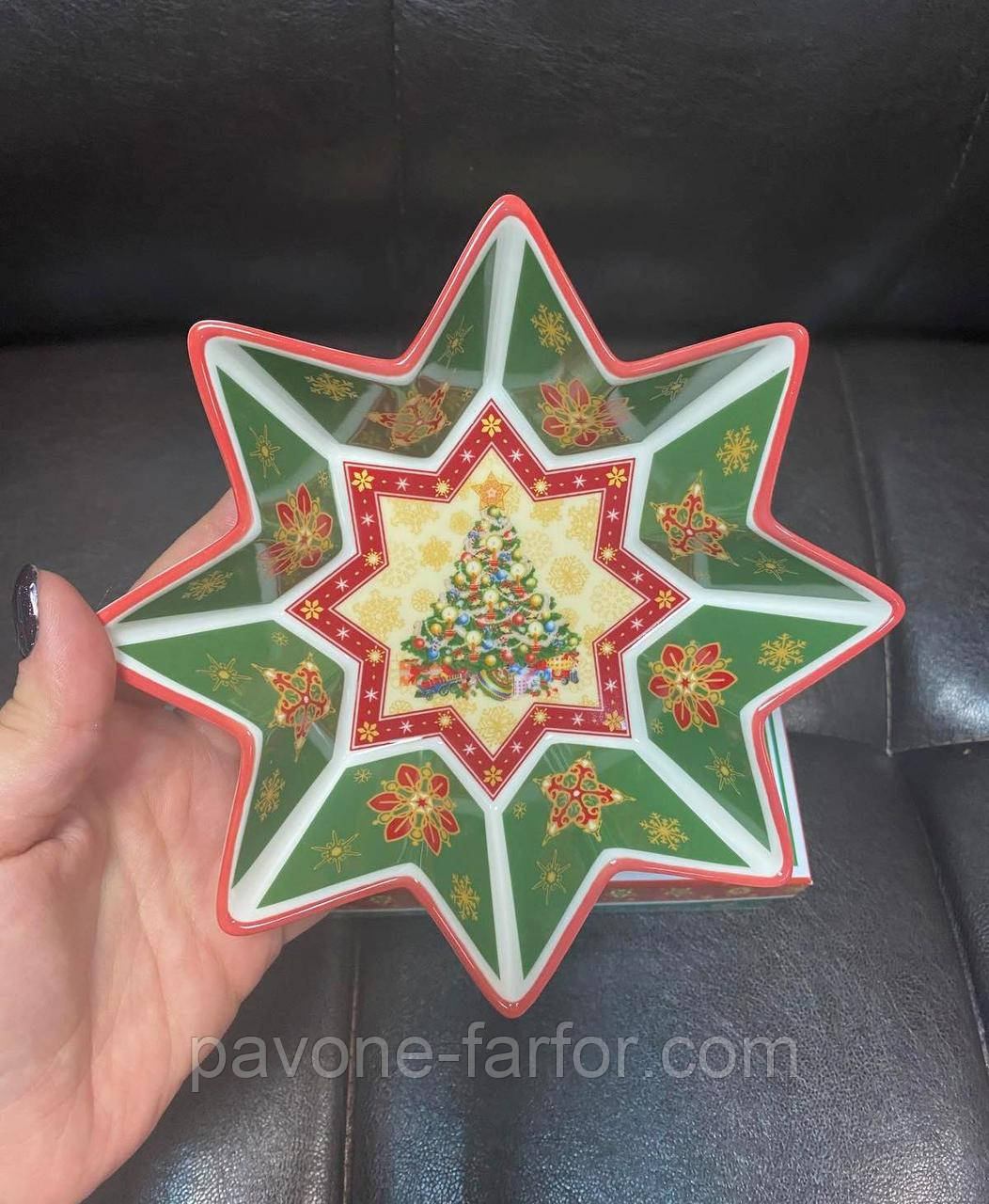 Салатник Новорічна колекція 17 см 986-109, фото 1