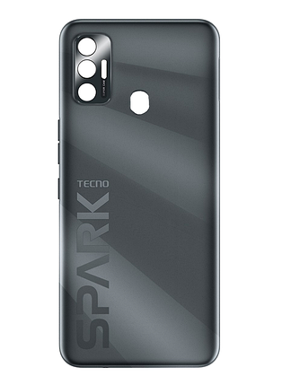 Задня кришка для Tecno Spark 7 (KF6N) Magnet Black, фото 1