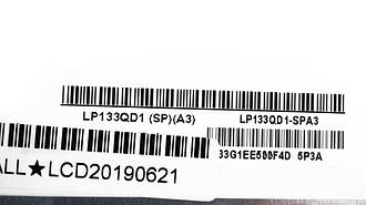 Матриця 13.3 LP133QD1-SPA3 (3200*1800, 40pin(eDP), LED, SLIM(без планок та вушок), глянець, роз'єм праворуч знизу) для ноутбука