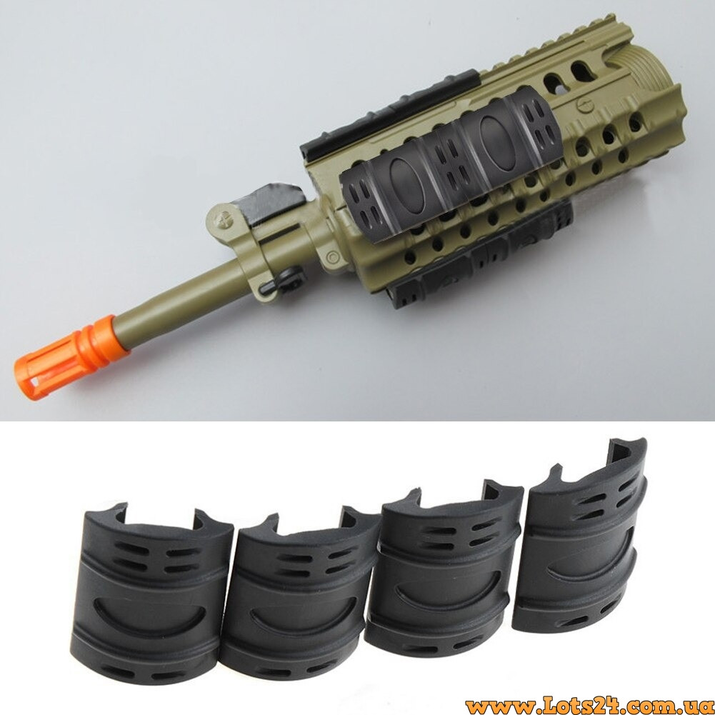 12шт Накладка на планку Пікатіні накладки на цівку M4 AR15 АК 74 насадки на планку Вівера накладки на планку Пікатіні, фото 1