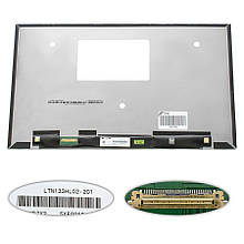 Матриця 13.3 LTN133HL02 (1920*1080, 30pin(eDP), LED, SLIM(без дод. панелі), матова, роз'єм ліворуч знизу) для ноутбука