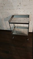Стіл медичний-стелаж медичний на 2 полиці (600) СтС-2П-600 стіл інструментальний стіл маніпуляційний, фото 2