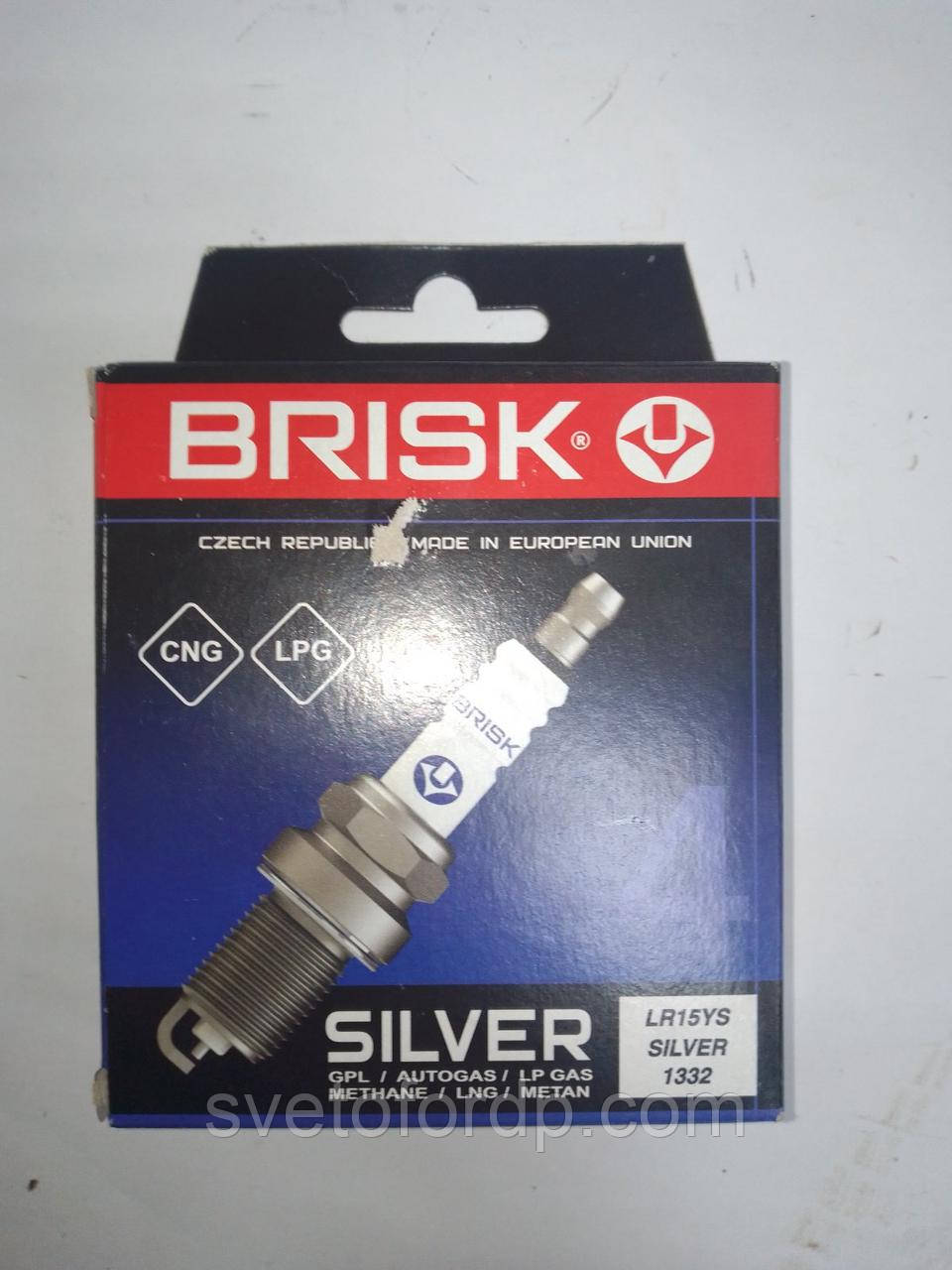 Свічка запалювання 2101, 2105, 2106, 2107, 2109, 21099, 2110, Таврія, Ланос, Сенс під газ ГБО, комплект Brisk, фото 1