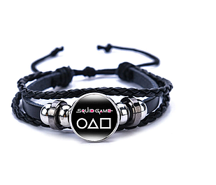 Шкіряний браслет, що регулюється, з гри «кальмар»№1