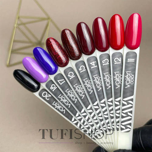 Купить Гель-лак VALERI Color №011 красновато-малиновый 6 мл (VA11 ...