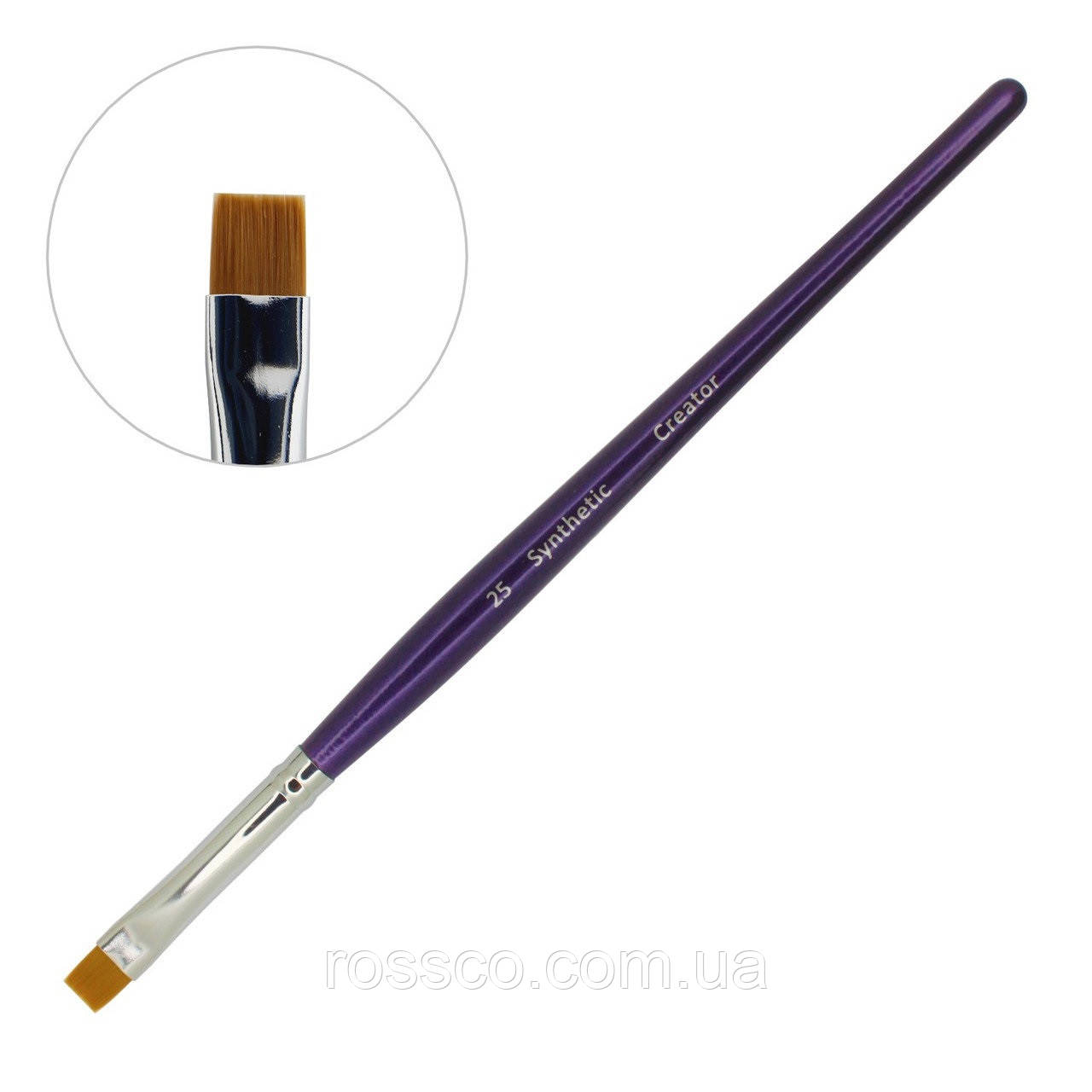 Кисть Creator25 Synthetic, широка пряма