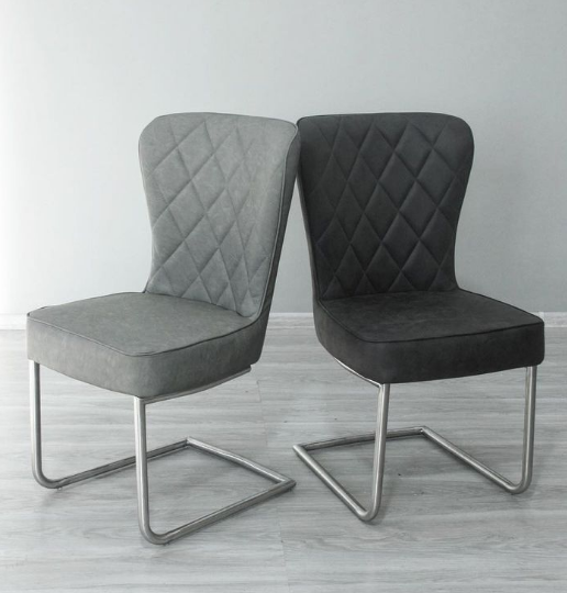 Стілець м'який в сучасному стилі для дому та офісу TEXAS (Техас) C2117T light grey Pocket Spring , Evrodim