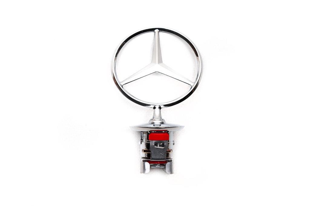 Эмблема прицел (без надписи) для Mercedes E-сlass W210 1995-2002 гг - фото 2 - id-p1309947452