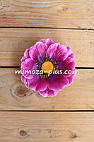 Штучні квіти — Мак, насадка Ø 12 см Фіолетовий