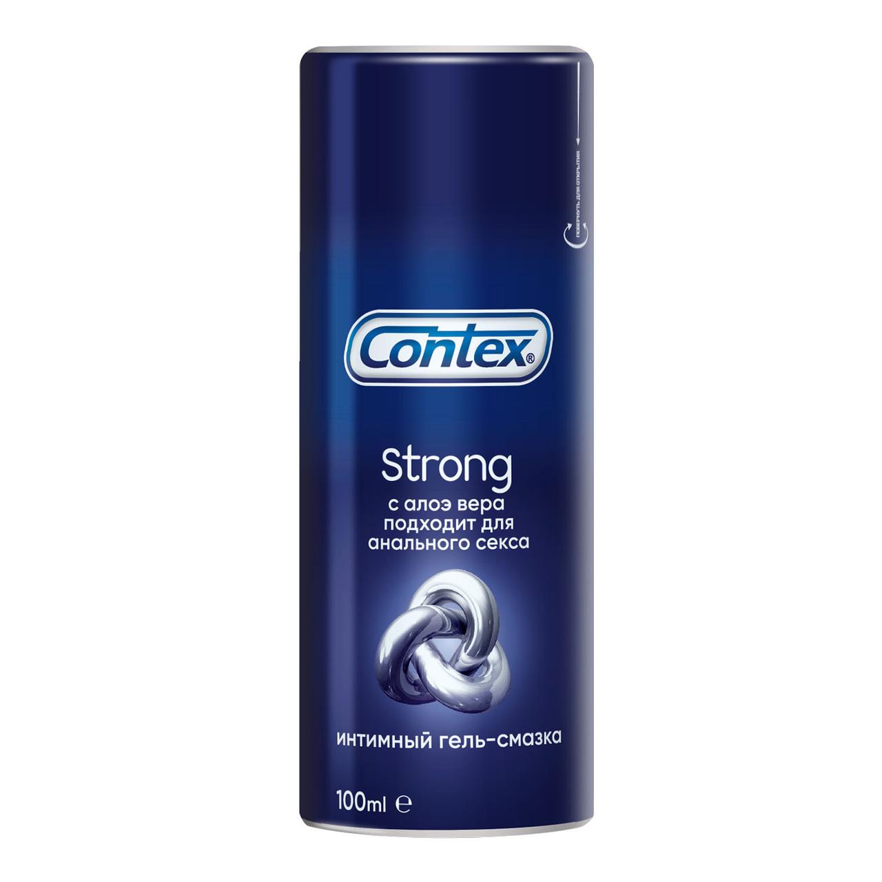 Гель-змазка "Contex Strong" з регенерувальним ефектом (для анального сексу) 100 мл