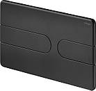 Кнопка зливу для інсталяції VIEGA подвійна матована чорна 112367 000006523, фото 4