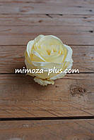 Штучні квіти — Троянда, насадка Ø 9 см Лимонний