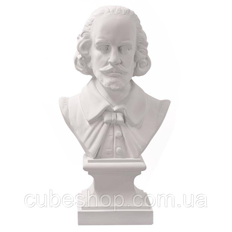 Гіпсовий бюст Шекспіра (білий) 31 см