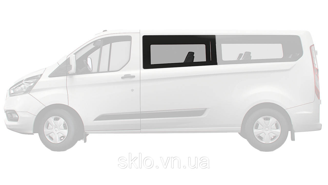 Бокове скло Ford Transit Custom (2012-) Переднє салонне Ліве (Форд Транзит Кастом)