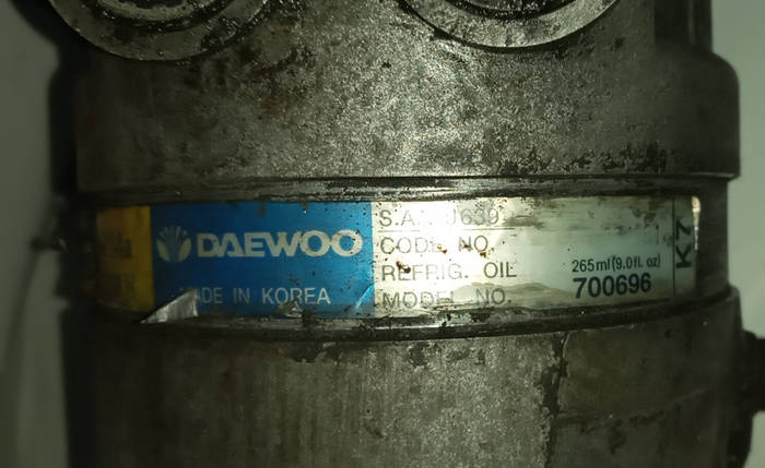Компрессор кондиционера Chevrolet Шевроле Daewoo Lanos Део Ланос (ID ...