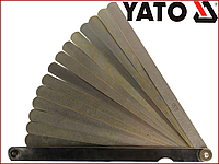 Набор щупов для измерения зазоров 200 мм.17 шт Yato YT-7221