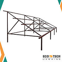 Система кріплень для сонячних панелей наземна (металопрокат)